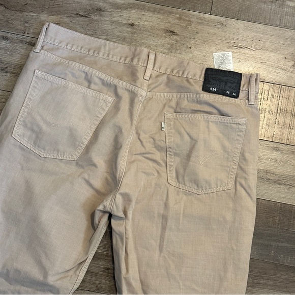 Levi’s 514 Jeans Khaki Tan Staight Fit - Picture 3 of 5